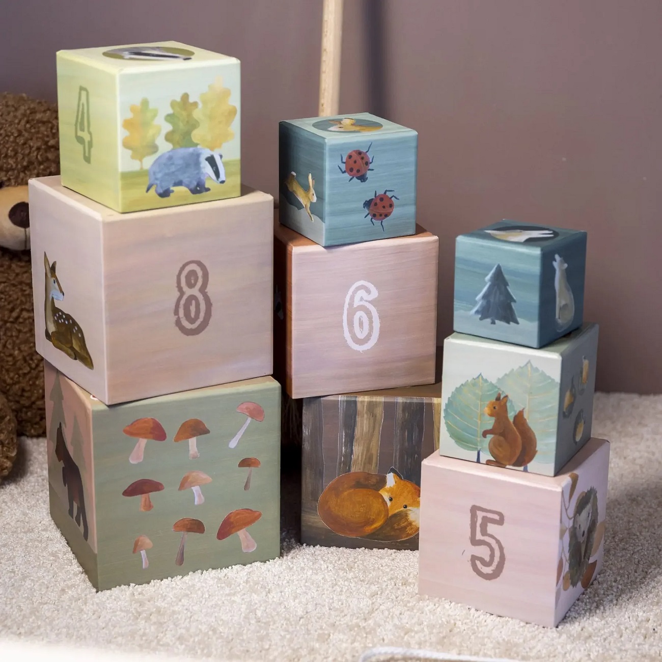 Egmont Toys Коробочки-пірамідки Лісові тваринки